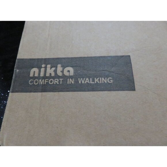 Nikta Black Suede Stacked Chunky Heel Platforms NIB available in sizes 9 and 10 - Picture 13 of 13